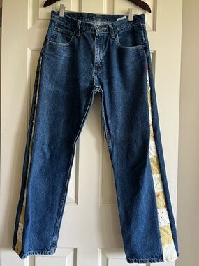 upcycled jeans